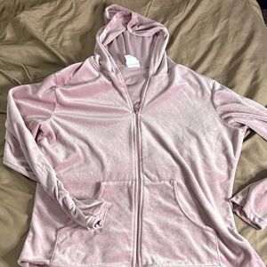 Women's Pink Mauve Hooded Jacket